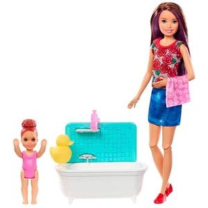 Barbie Skipper Babysitter Speelset Barn & Baden