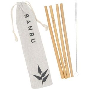 Banbu Bamboe rietje - 6 STUKS