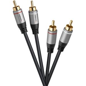celexon 2x Cinch Stereo Audiokabel 2,0m - Professional Line