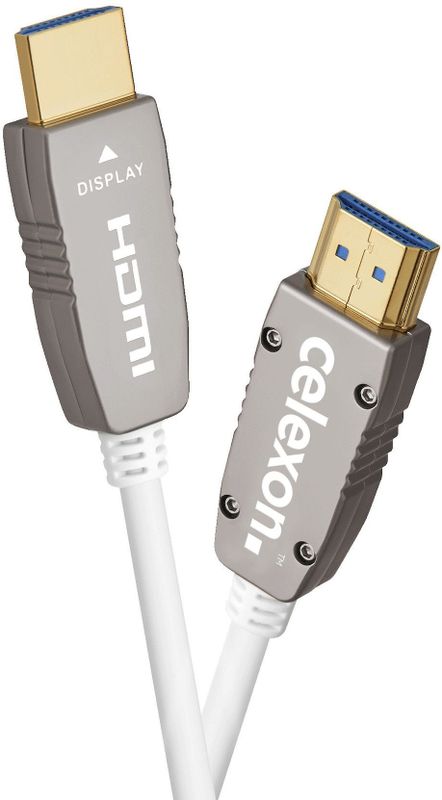 celexon UHD Optical Fibre HDMI 2.0b Active Kabel 25m, weiß