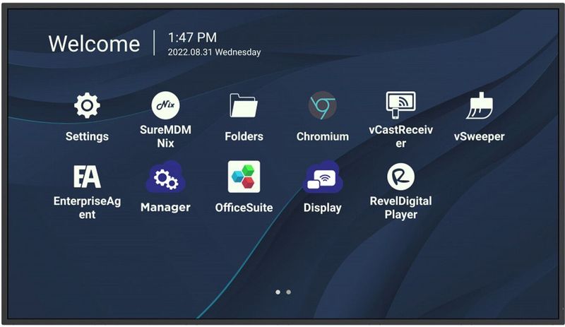 ViewSonic CDE5530 55" effizientes Präsentations-Display mit drahtloser Übertragung & 24/7 Dauerbetrieb