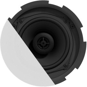 Audac CIRA524/W Einbaulautsprecher, rund, 1x5,25", 1x1", 30W/8Ohm, 100V (24W/12W/6W), weiß