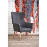 Fauteuil Cotto in donkergrijs