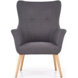 Fauteuil Cotto in donkergrijs