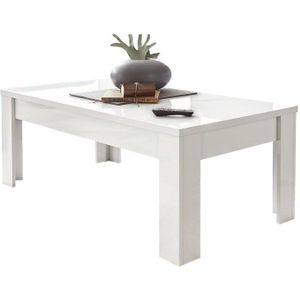 Salontafel Urbino 122 cm breed hoogglans wit