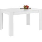 Eettafel Firenze 180 cm breed in mat wit