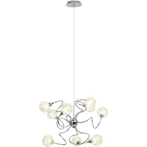 Hanglamp Joya 135 cm hoog in chroom