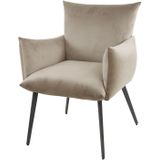 Eetkamerfauteuil lobby champagne