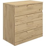 Commode Cyrus 81 cm hoog in helvezia eiken