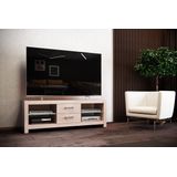 Tv-meubel Andora 150 cm breed - Hoogglans cappuccino