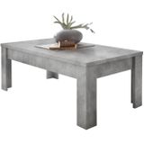 Salontafel Urbino 122 cm breed in grijs beton