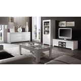 Tv-meubel Amalfi 140 cm breed in hoogglans wit