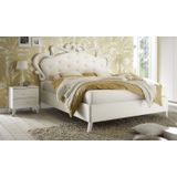 Tweepersoonsbed Cleopatra 160x200cm in mat wit