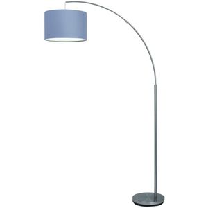 Vloerlamp Charly Satin Chrome-Grijs