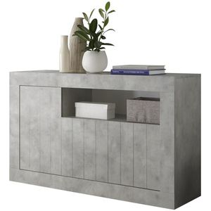 Dressoir Urbino 138 cm breed in grijs beton