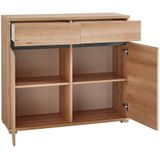 Commode Lenny 88 cm hoog - Edel beuken