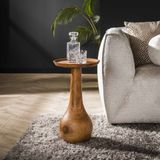 Bijzettafel massieve voet druppel