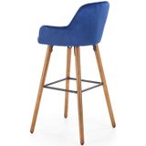 Barkruk Marley 97 cm hoog in blauw