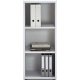 Kleine ordnerkast Calvia Small van 111 cm hoog wit