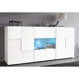 Dressoir Dama 181 cm breed  - Hoogglans wit