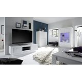 Vitrinekast Malibu 171 cm hoog in wit