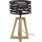 Tafellamp Twister 50 cm hoog in slate grijs