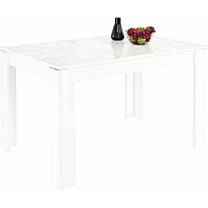 Eettafel Miro 180 cm breed in hoogglans wit