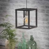 Hanglamp Terrance 1L 25x25cm breed - Zilver