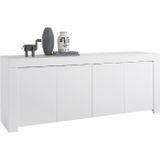 Dressoir Firenze 210 cm breed in mat wit