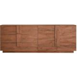 Dressoir Jupiter 241 cm breed 2 deurs 3 lade mercure eiken