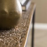 Haltafel / Wandtafel iron metallic brons goud met zwart