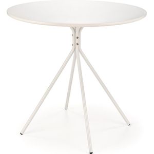 Ronde eettafel Fondi 80 cm breed wit