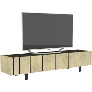 Tv-meubel Rush 190 cm breed - Naturel eiken
