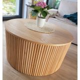 Ronde salontafel Woody 80x80 cm