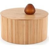 Ronde salontafel Woody 80x80 cm