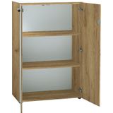 Archiefkast Monteria 120 cm hoog in navarra eiken met wit