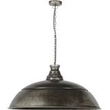 Hanglamp industry 1LxØ80 van 80 cm breed - Oud zilver