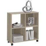 Boekenkast Sprint 78 cm hoog in eiken