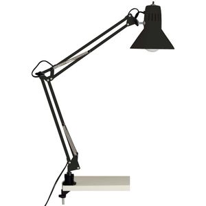 Bureaulamp Bobbie 1xE27 60Watt in zwart