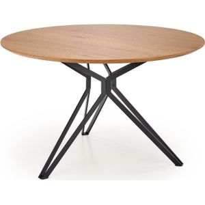 Ronde eettafel Pixel 120 cm breed eiken