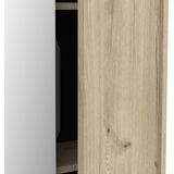 Schoenenkast Ebony met spiegeldeur - eiken