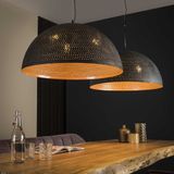 Hanglamp Murray 1 kap zwart bruin