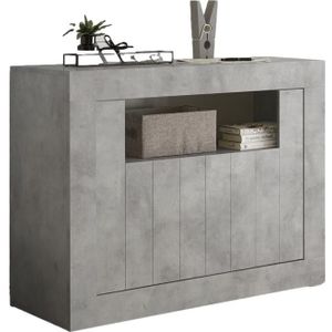 Dressoir Urbino 110 cm breed in grijs beton