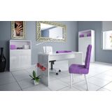 Bureau Murano 100 cm breed in hoogglans wit