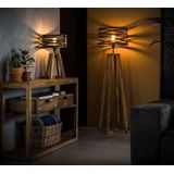 Vloerlamp Twister 141 cm hoog in slate grijs