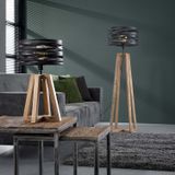 Vloerlamp Twister 141 cm hoog in slate grijs