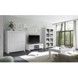 Tv-meubel Firenze 138 cm breed in mat wit