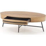 Ovale salontafel Carolina 120x60 cm