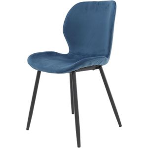 Eetkamerstoel Wilson blauw