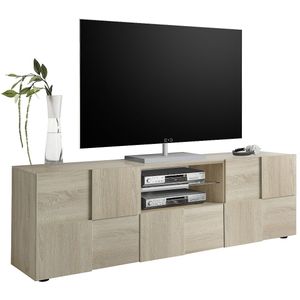 Tv-meubel Dama 181 cm breed in sonoma eiken